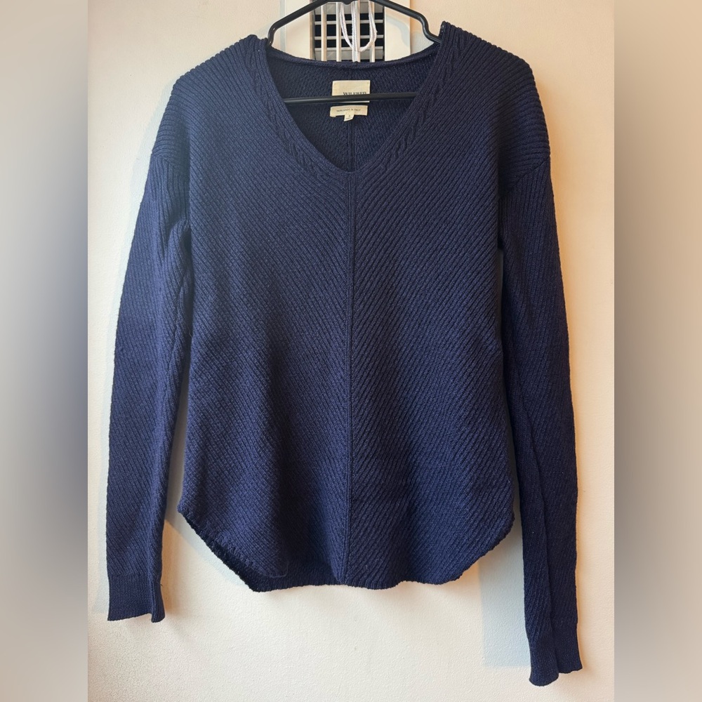 100% Wool V Neck Wilfred Free Sweater